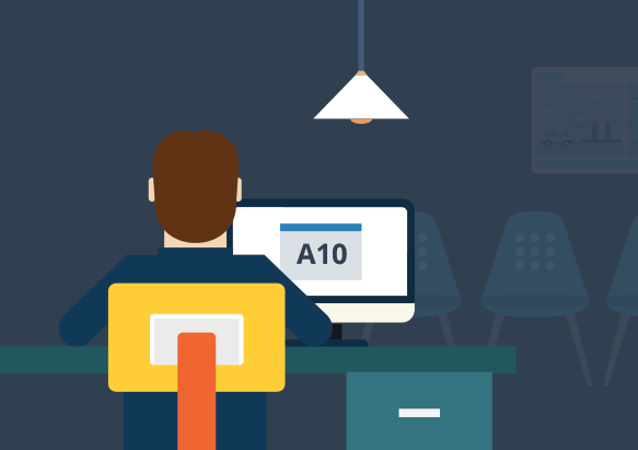 ilustración de un computador mostrando un turno llamando el digiturno